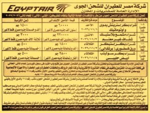 شركة مصر للطيران للشحن الجوي